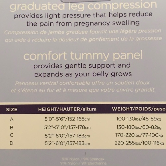 Maternity Sheer Black Tights - Picture 6 of 6